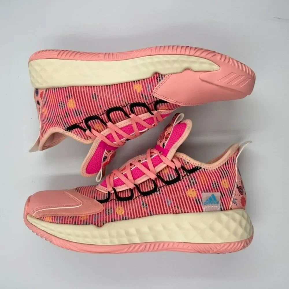Adidas Mens 7 Pink Harden Vol. 5 Sugar Skull Dia de los Muertos Boost